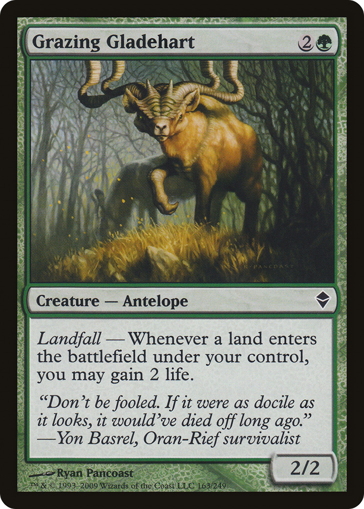 Grazing Gladehart (ZEN-163)  - Zendikar