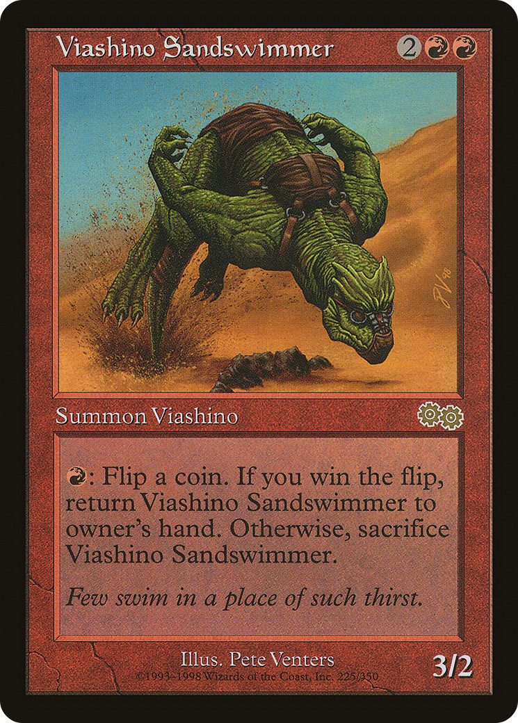 Viashino Sandswimmer (USG-225)  - Urza's Saga