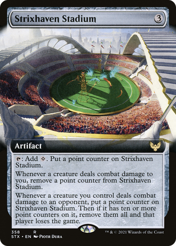 Strixhaven Stadium (Extended Art) (STX-358)  Foil - Strixhaven: School of Mages: (Extended Art)