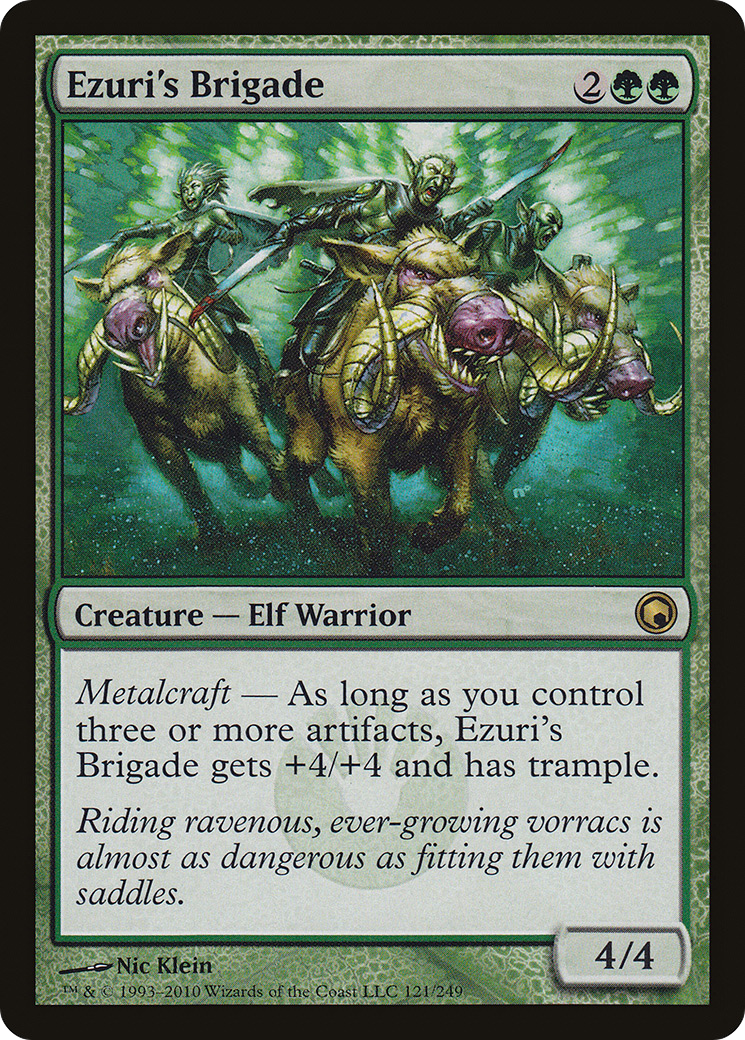 Ezuri's Brigade (SOM-121)  - Scars of Mirrodin