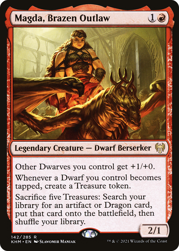 Magda, Brazen Outlaw (KHM-142)  - Kaldheim