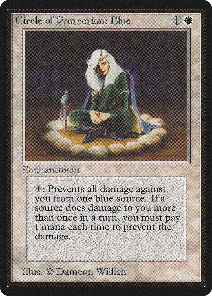 Circle of Protection: Blue (LEB-)  - Limited Edition Beta