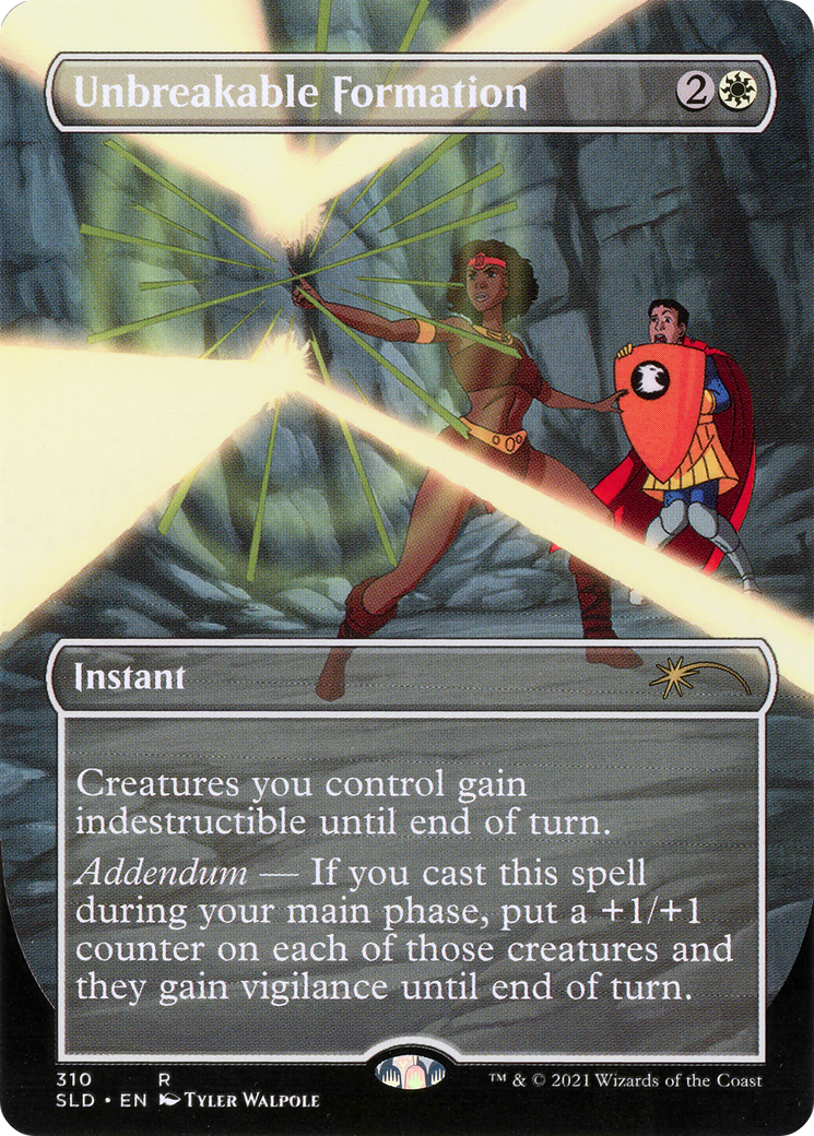 Unbreakable Formation (SLD-310)  - Secret Lair Drop (Borderless)