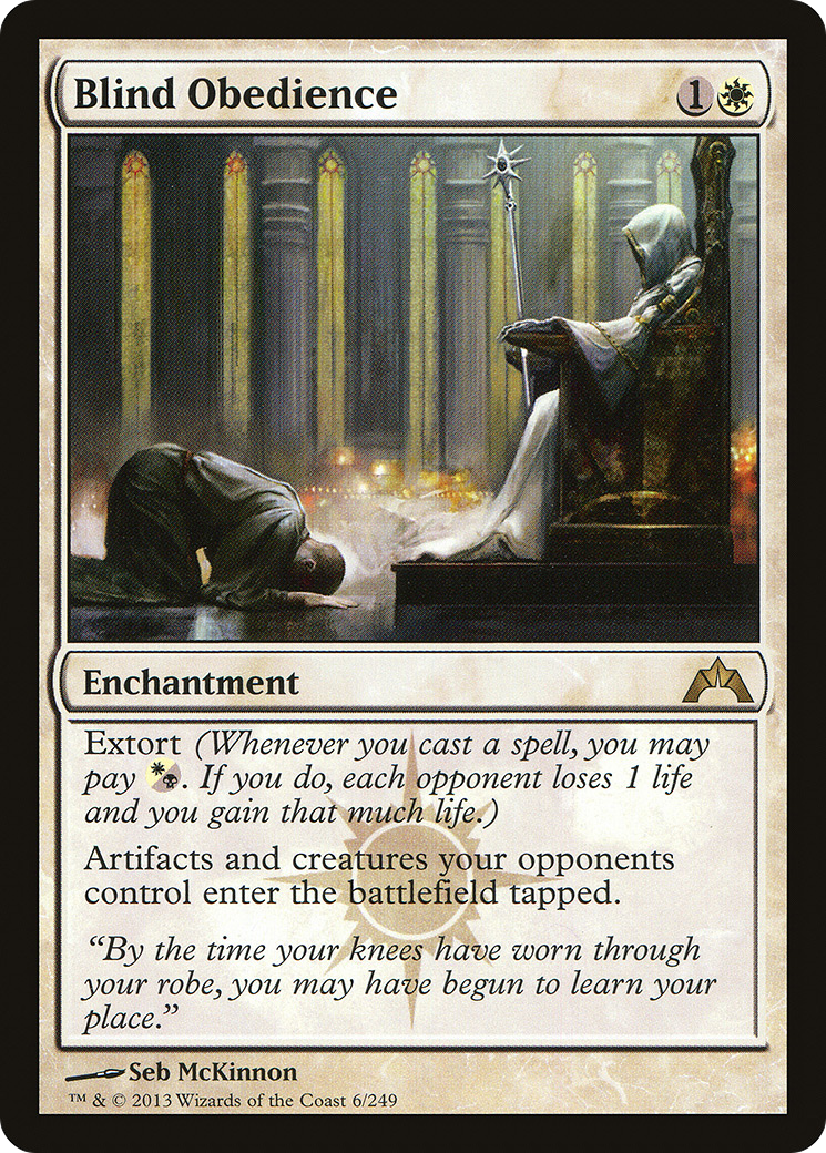 Blind Obedience (GTC-006)  Foil - Gatecrash