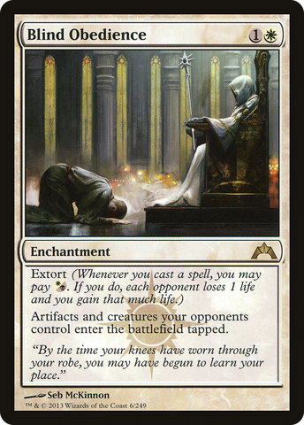Blind Obedience (GTC-006)  Foil - Gatecrash