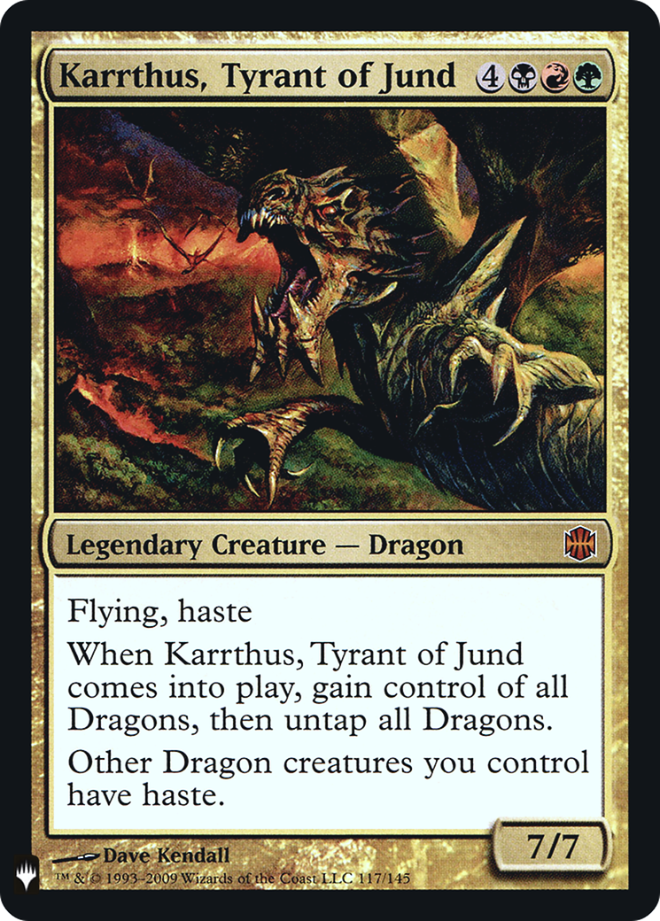 Karrthus, Tyrant of Jund (LIST-117)  Foil - The List