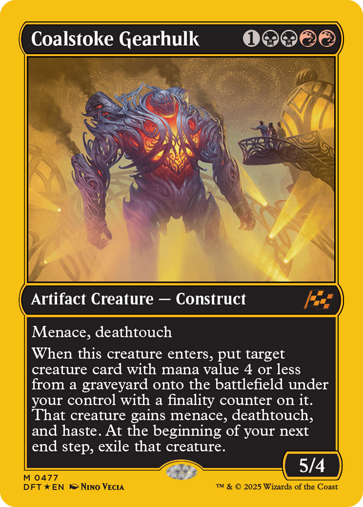 Coalstoke Gearhulk (First-Place Foil) (DFT-477)  Foil - Aetherdrift