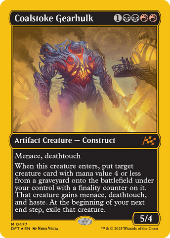 Coalstoke Gearhulk (First-Place Foil) (DFT-477)  Foil - Aetherdrift