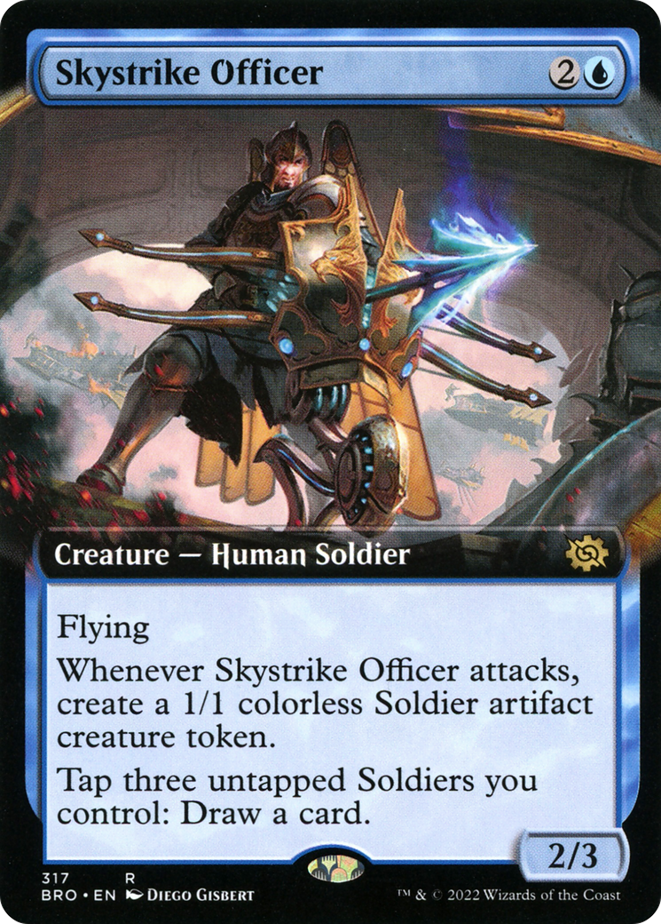 Skystrike Officer (Extended Art) (BRO-317)  - The Brothers' War: (Extended Art)