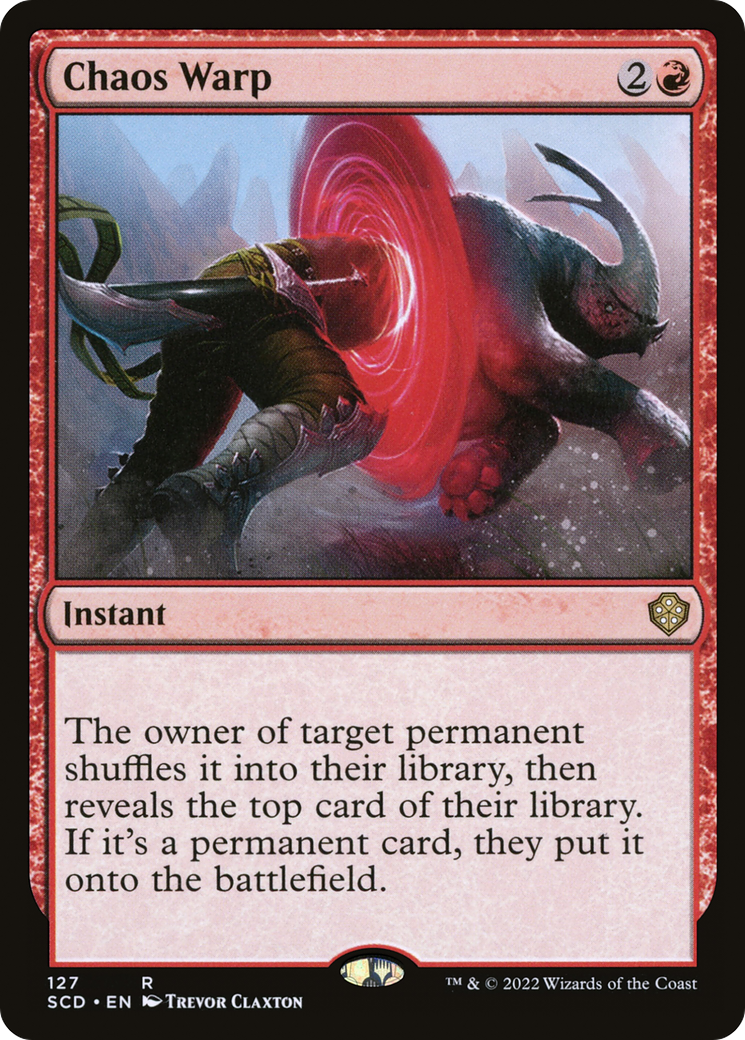 Chaos Warp (SCD-127)  - Starter Commander Decks