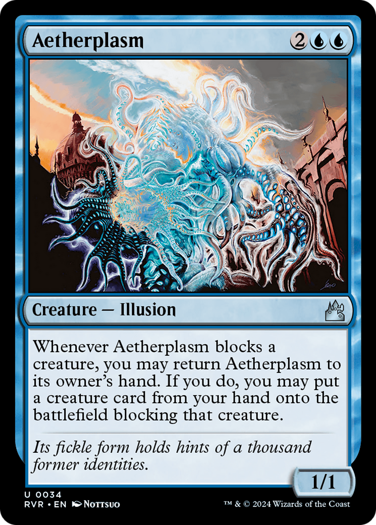 Aetherplasm (RVR-034)  Foil - Ravnica Remastered