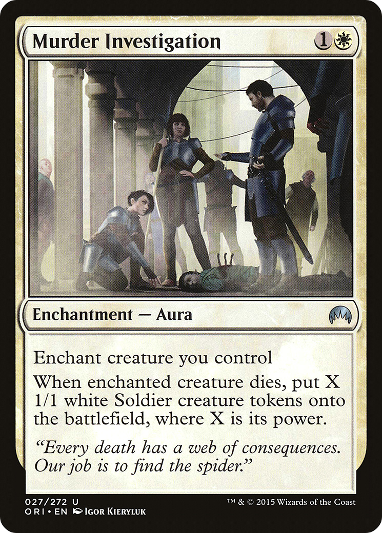 Murder Investigation (ORI-027)  Foil - Magic Origins