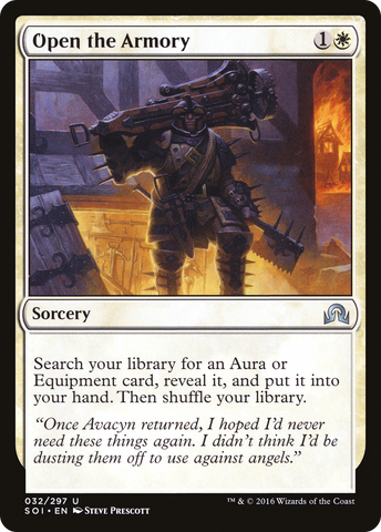 Open the Armory (SOI-032)  Foil - Shadows over Innistrad