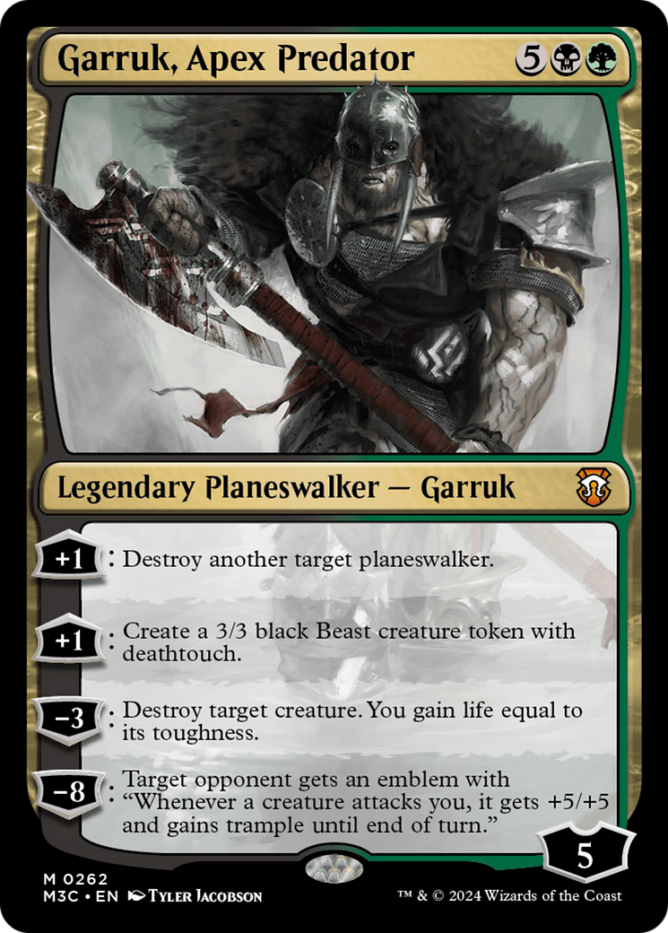 Garruk, Apex Predator (M3C-262)  - Modern Horizons 3 Commander