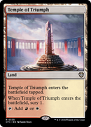 Temple of Triumph (OTC-335)  - Outlaws of Thunder Junction Commander