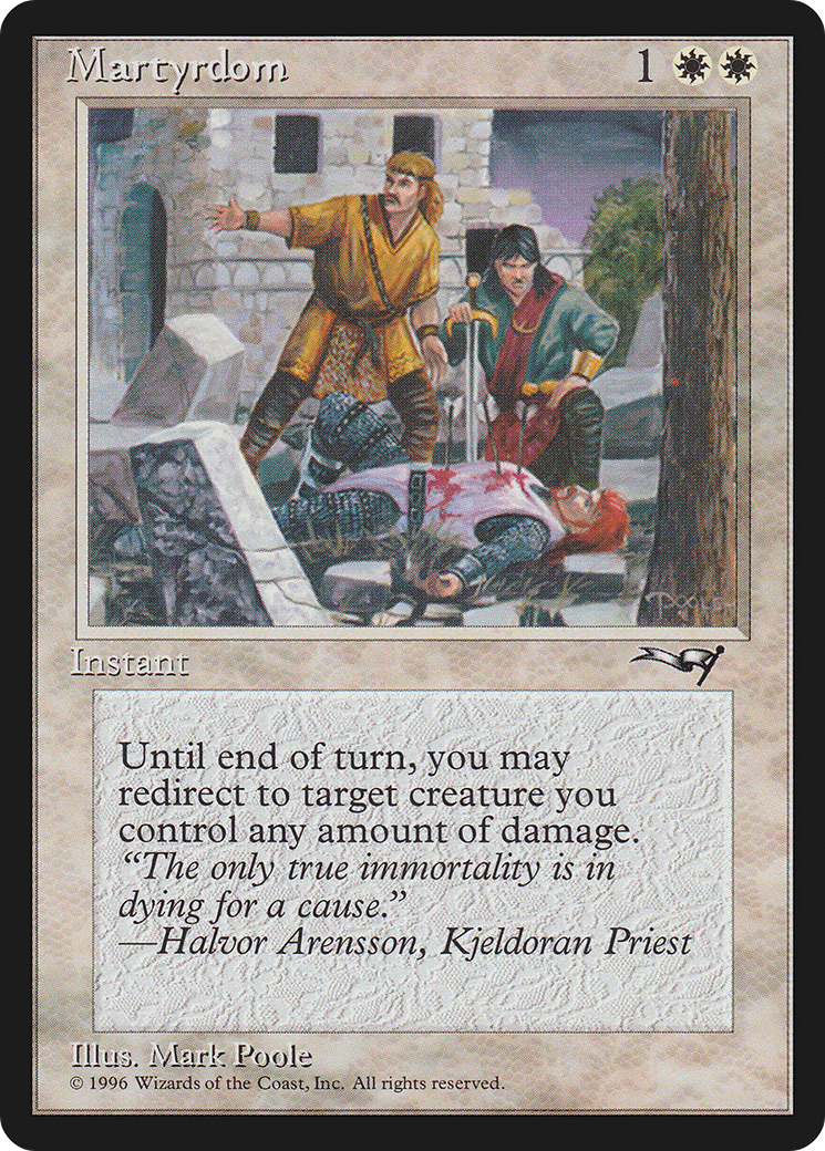 Martyrdom (Wounded on Ground) (ALL-139)  - Alliances
