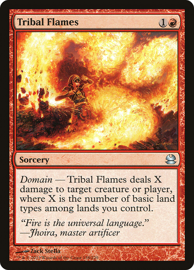 Tribal Flames (MMA-138)  Foil - Modern Masters