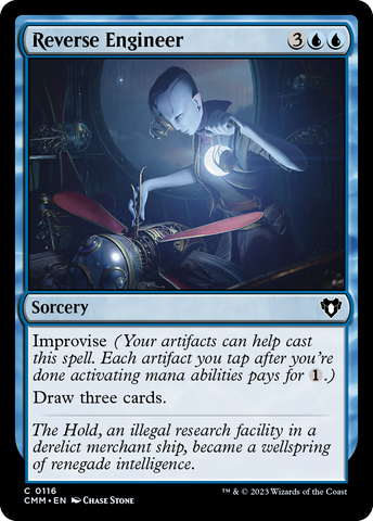 Reverse Engineer (CMM-116)  Foil - Commander Masters
