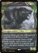 Goreclaw, Terror of Qal Sisma (Halo Foil) (MUL-157)  Foil - Multiverse Legends: (Showcase)
