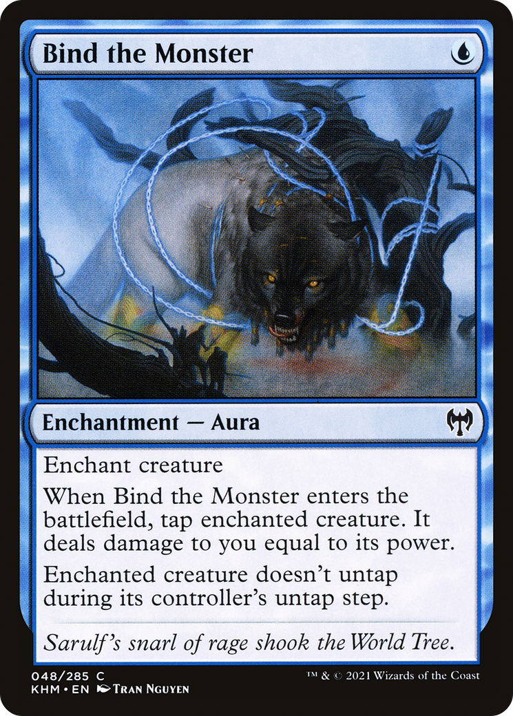 Bind the Monster (KHM-048)  Foil - Kaldheim