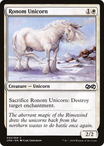 Ronom Unicorn (UMA-033)  Foil - Ultimate Masters