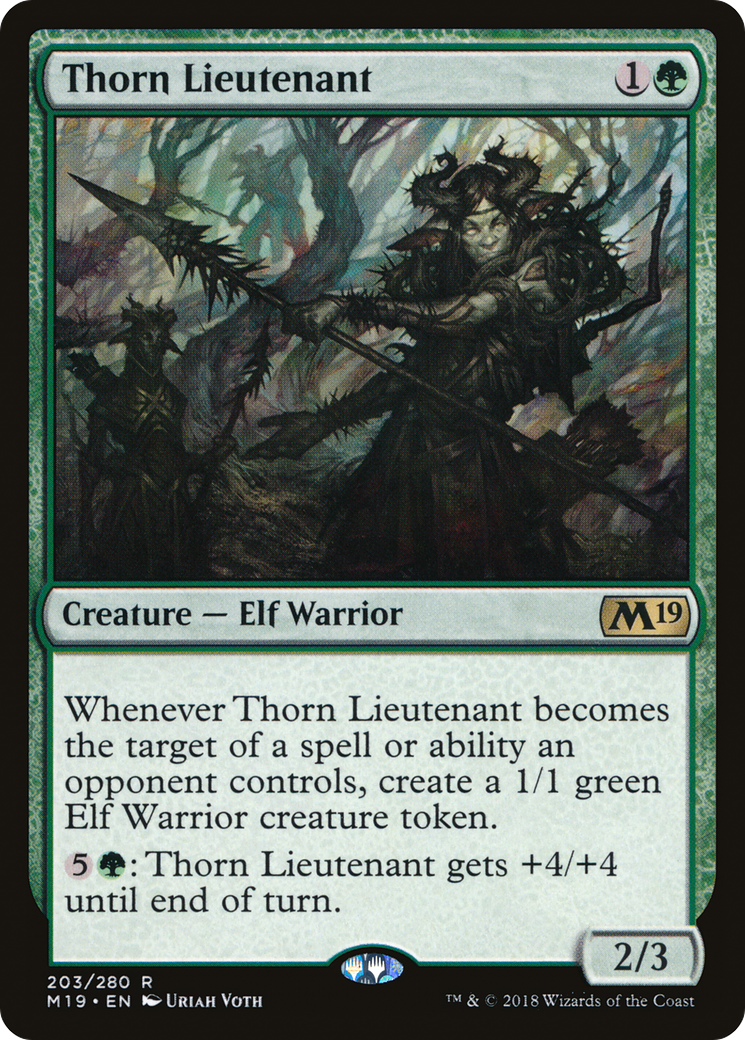 Thorn Lieutenant (M19-203)  - Core Set 2019