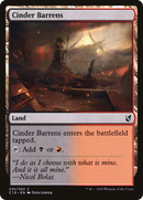 Cinder Barrens (C19-235)  - Commander 2019