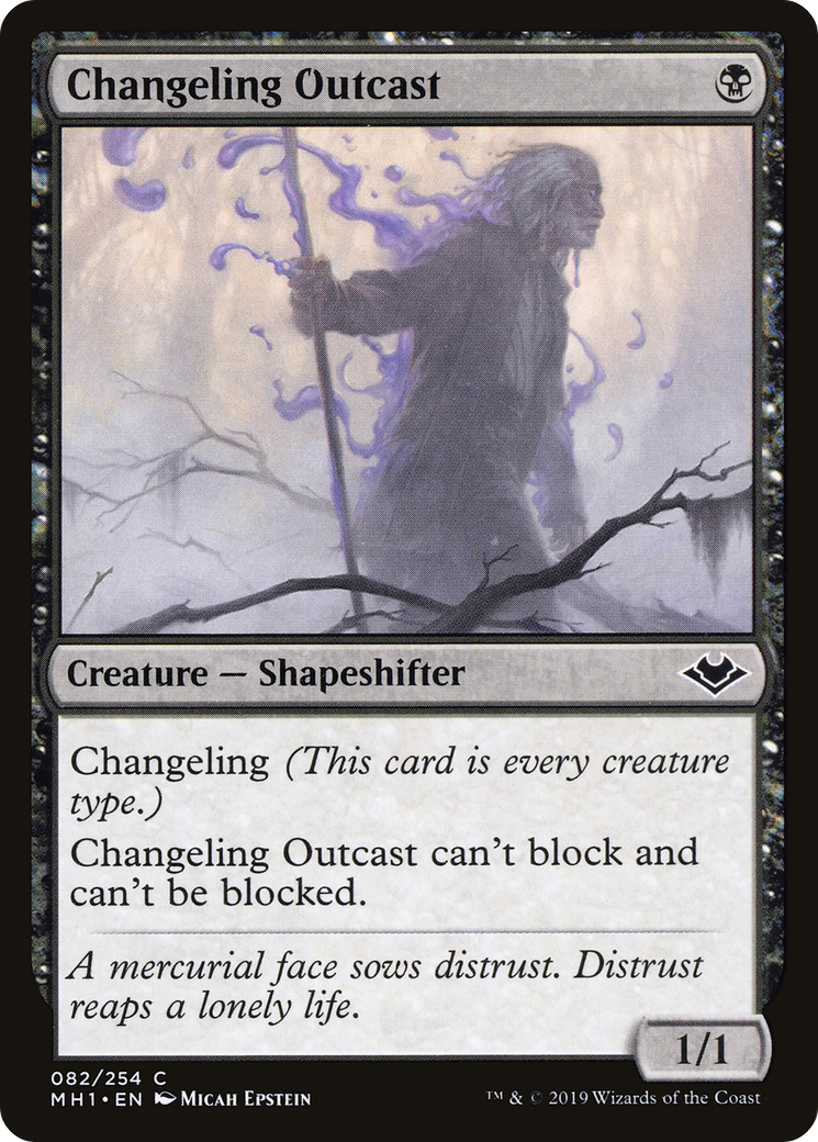 Changeling Outcast (MH1-082)  - Modern Horizons