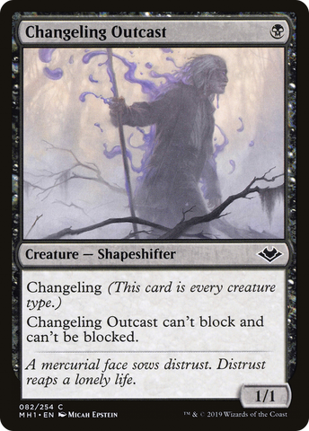 Changeling Outcast (MH1-082)  - Modern Horizons