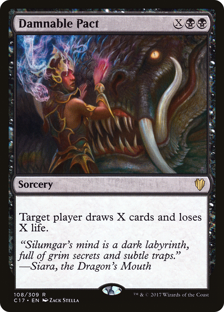 Damnable Pact (C17-108)  - Commander 2017