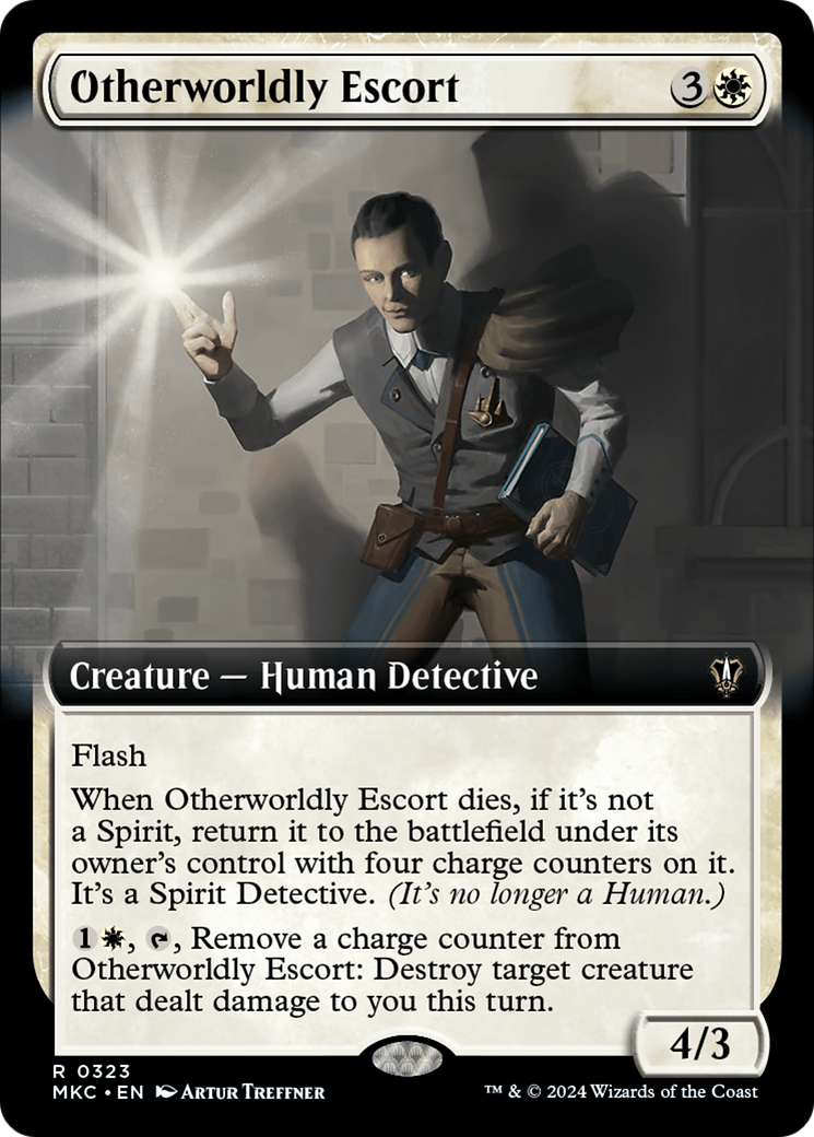 Otherworldly Escort (Extended Art) (MKC-323) - Murders at Karlov Manor Commander: (Extended Art)