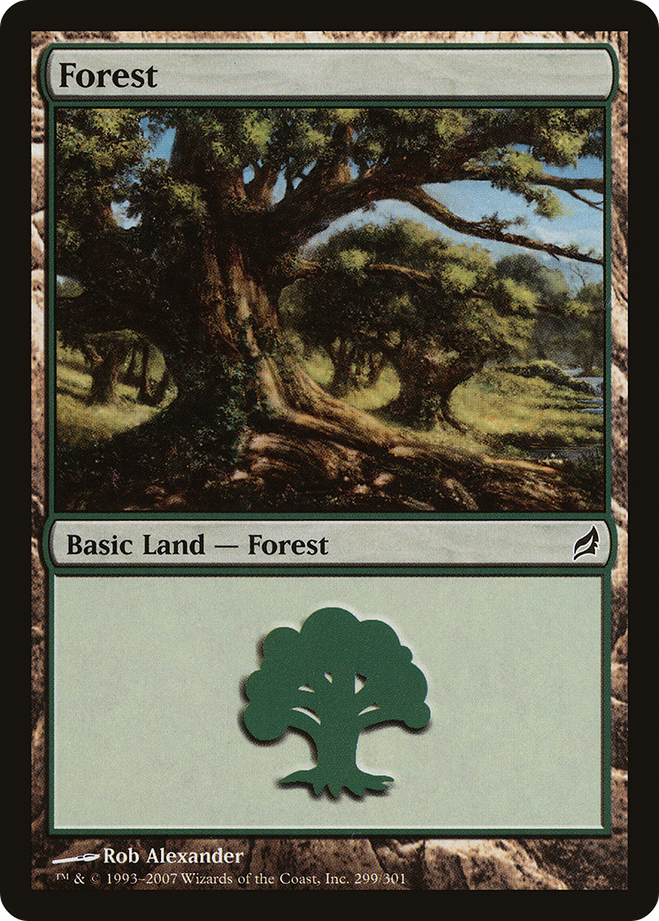 Forest (299) (LRW-299)  Foil - Lorwyn