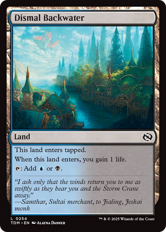 Dismal Backwater (TDM-254)  - Tarkir: Dragonstorm