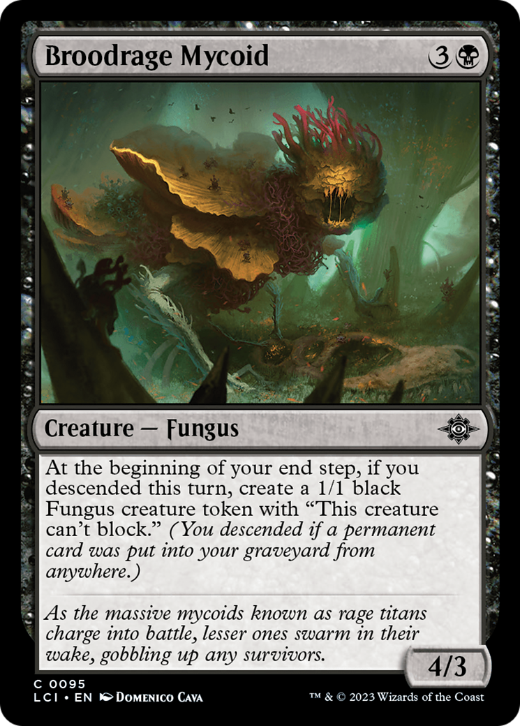 Broodrage Mycoid (LCI-095) - The Lost Caverns of Ixalan Foil