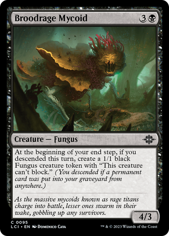 Broodrage Mycoid (LCI-095) - The Lost Caverns of Ixalan Foil