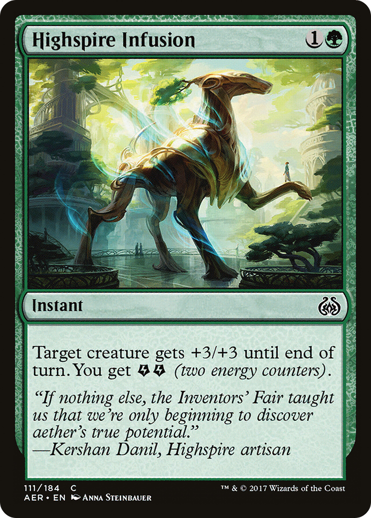 Highspire Infusion (AER-111)  Foil - Aether Revolt