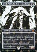 Elesh Norn, Mother of Machines (Showcase) (Step-and-Compleat Foil) (ONE-420)  Foil - Phyrexia: All Will Be One: (Showcase) (Borderless)