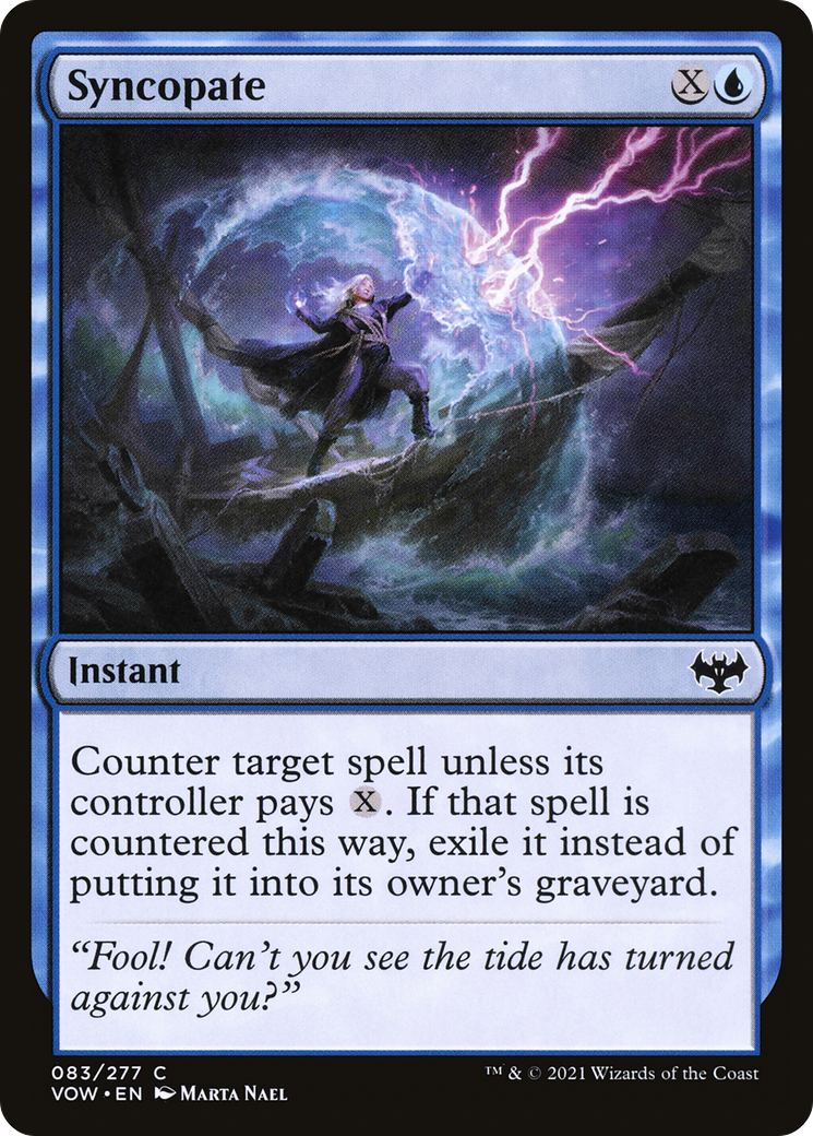 Syncopate (VOW-083)  Foil - Innistrad: Crimson Vow