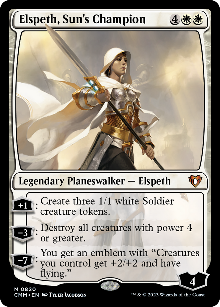 Elspeth, Sun's Champion (CMM-820)  - Commander Masters