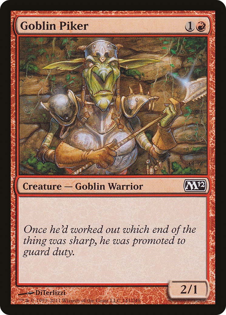 Goblin Piker (M12-141)  - Magic 2012