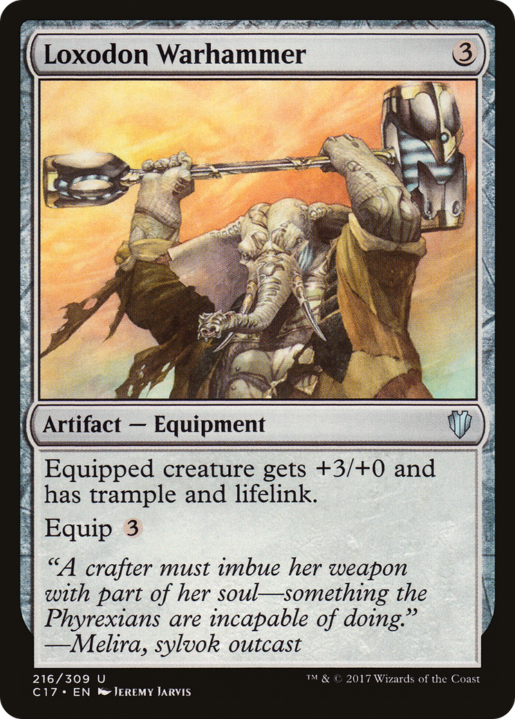 Loxodon Warhammer (C17-216)  - Commander 2017