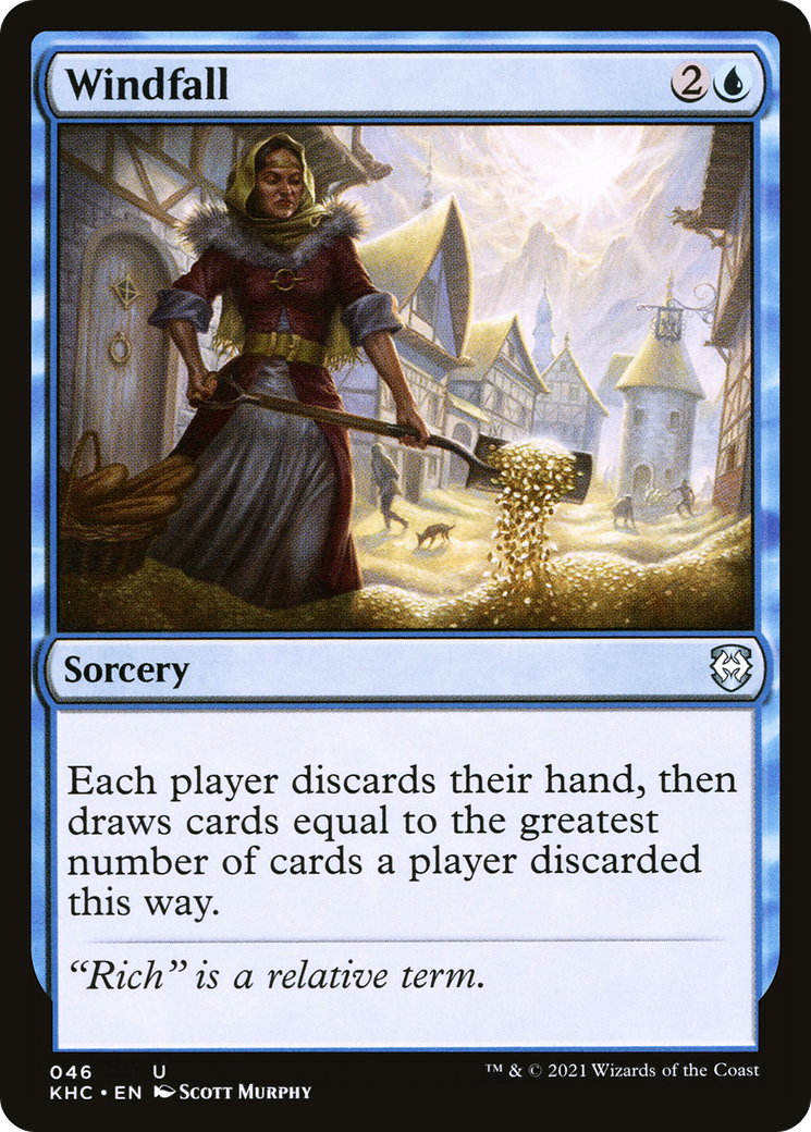 Windfall (KHC-046)  - Kaldheim Commander