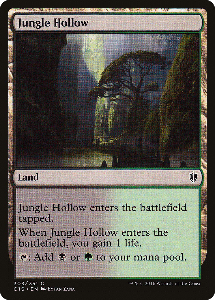 Jungle Hollow (C16-303)  - Commander 2016