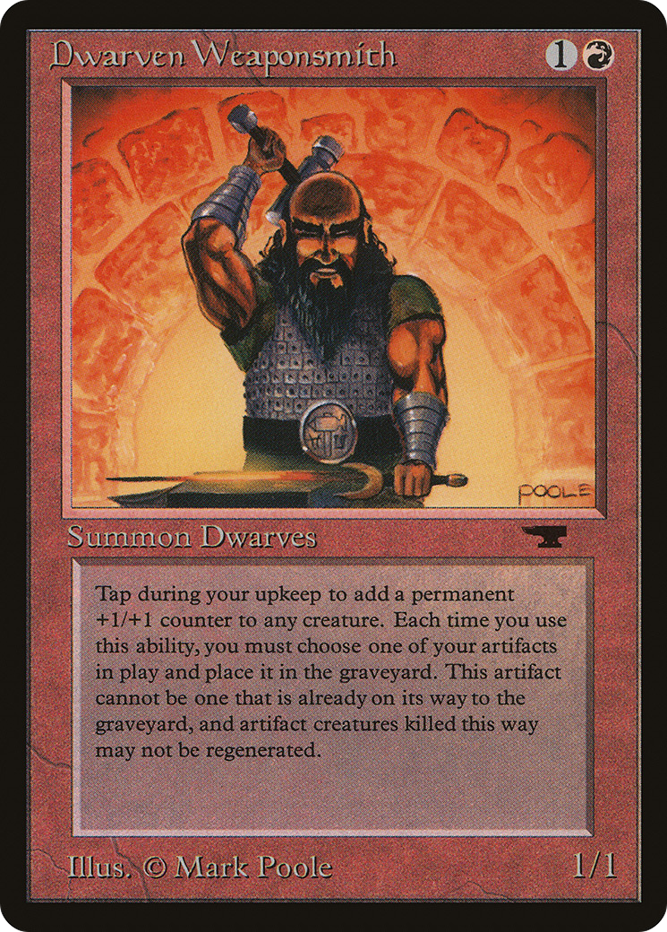Dwarven Weaponsmith (ATQ-)  - Antiquities