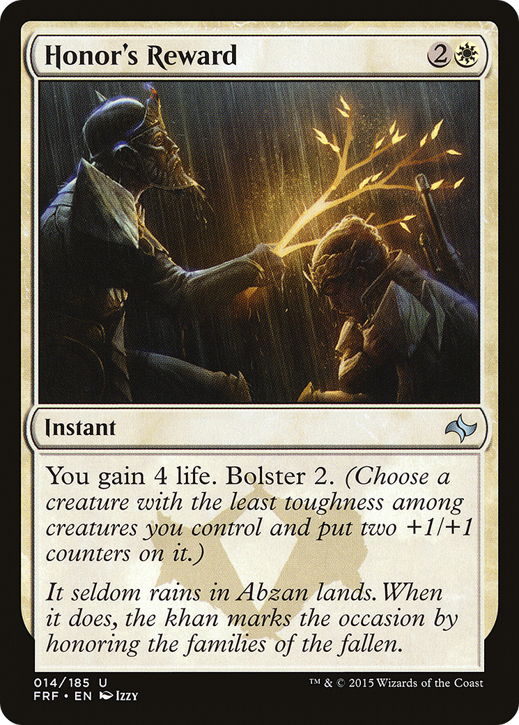 Honor's Reward (FRF-014)  Foil - Fate Reforged