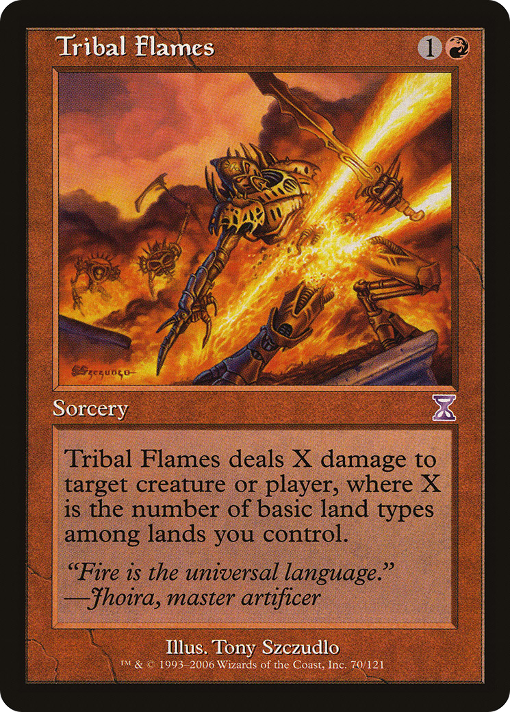 Tribal Flames (TSB-070)  - Time Spiral Timeshifted