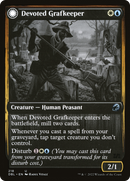 Devoted Grafkeeper (DBL-218)  - Innistrad: Double Feature: (Double Faced Transform)