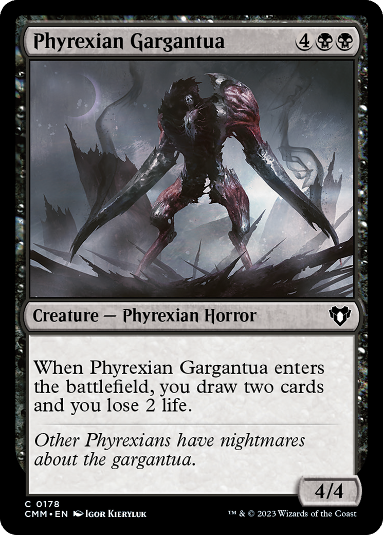 Phyrexian Gargantua (CMM-178)  Foil - Commander Masters
