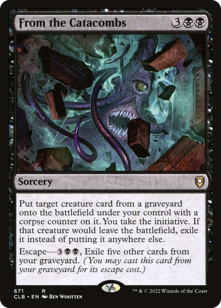 From the Catacombs (CLB-671)  - Commander Legends: Battle for Baldur's Gate