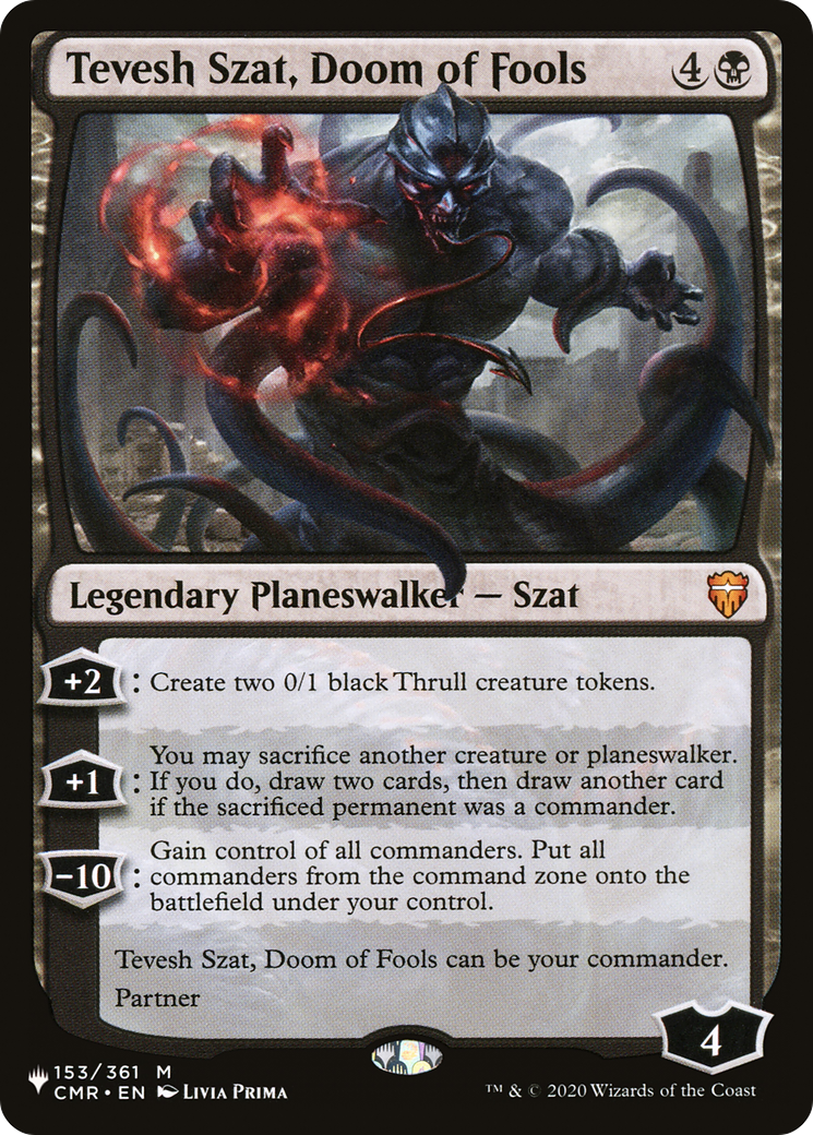 Tevesh Szat, Doom of Fools (LIST-153/361)  - The List